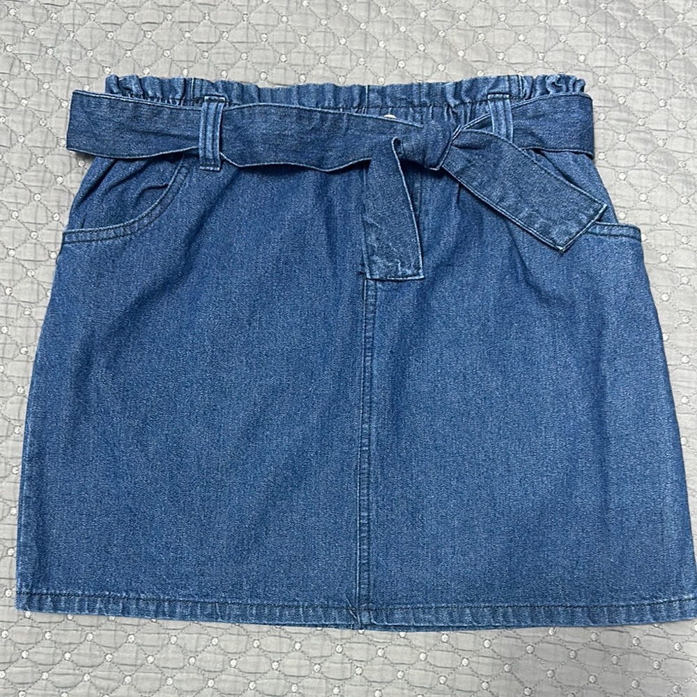 Isaac Mizrahi Blue Mini Denim skirt